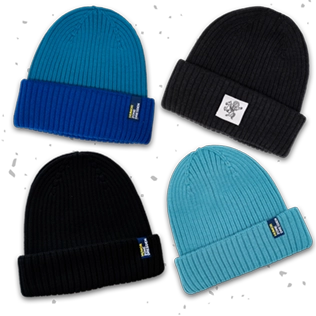 Humorzone-Mützen in schwarz, anthrazit, petrol und türkis